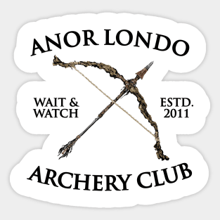 ANOR LONDO ARCHERY CLUB Sticker